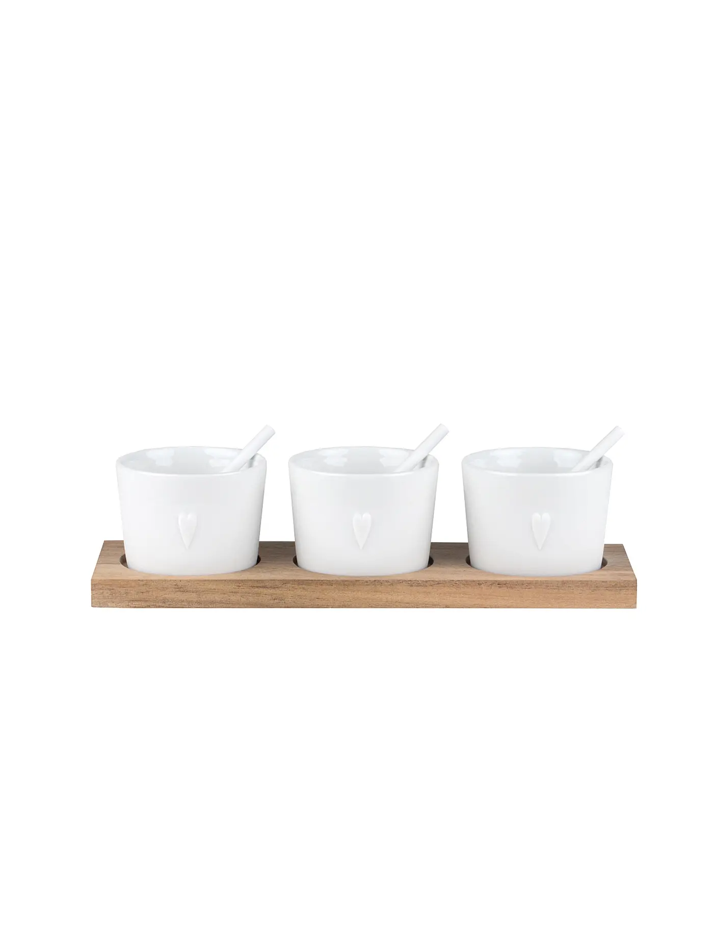 RAEDER | Schälchen Set 21,5x7x5cm Dreierlei Herz | 